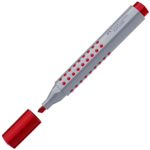 Faber-Castell táblafilc Grip vágott hegy piros flipchart marker 153521