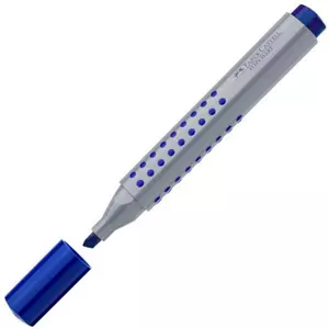 Faber-Castell táblafilc Grip vágott hegyű kék flipchart marker 153551