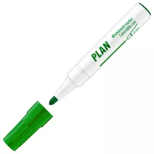 Táblamarker ICO Plan zöld Fehértábla marker szárazon letörölhető táblafilc, flipchartmarker irodaszer