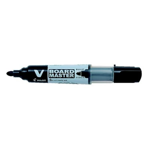 Táblamarker patronos Pilot V-Board Maste 2, 3mm kerek hegyű fekete Írószerek PILOT WBMA-VBM-M-B-BG
