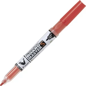 Táblamarker patronos Pilot V-Board Maste S/0,8mm kerek hegyű piros Írószerek PILOT WBMA-VS-UF-R-BG