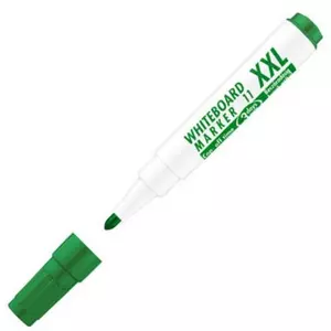 Táblamarker Whiteboard 11xXL kerek hegyű zöld 3mm táblafilc, flipchartmarker irodaszer