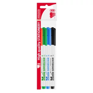 Táblamarker Whiteboard M 4-es készlet táblafilc, flipchartmarker irodaszer