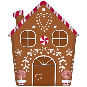 Tál Porcelán karácsonyi 21x25,5cm, Gingerbread dobozban