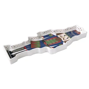 Tál Porcelán diótörő forma 36,5x14cm, Nutcracker Porcelántál