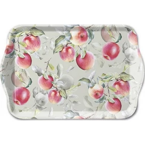 Tálca Ambiante kicsi Fresh Apples Green műanyag kistálca 13x21cm