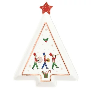 Tálca Porcelán karácsonyi 21x16cm, Polar Express kézzel festett dobozban