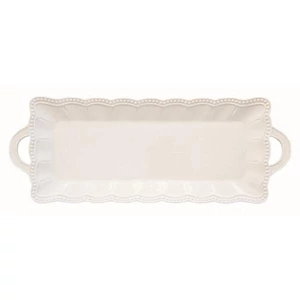 Tálca Porcelán karácsonyi 43x16cm, Elite white