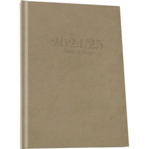 Tanári zsebkönyv 2024/25 145x205mm, 160 oldal, drapp színű Realsystem 2024 kollekció! 5311-30