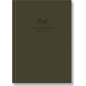Tanári zsebkönyv 2025/26 A/5 Heti P100 Agyagszürke TopTimer naptár kollekció 26P100C-504