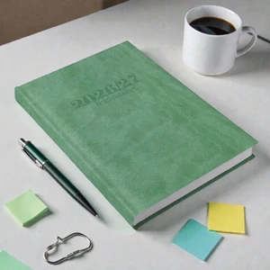 Tanári zsebkönyv 2026/27 145x205mm, világoszöld színű Realsystem   kollekció 5311-06