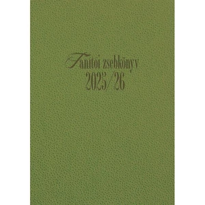 Tanítói zsebkönyv 2025/26 heti 145x205mm, zöld Realsystem   kollekció 5317-10