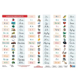 Tanulói munkalap Stiefel A/4 / Magyar ABC betűi Iskolaszerek Stiefel 23727