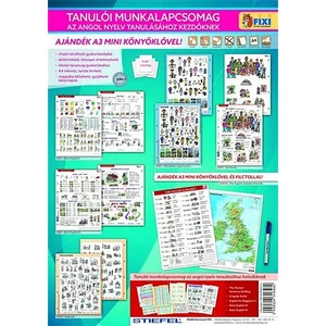Tanulói munkalap csomag 5 munkalap, 1 alátét, filc, STIEFEL Angol nyelvtanulás