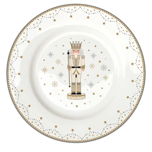 Tányér porcelán karácsonyi 19cm, Royal Nutcracker