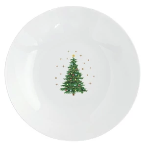 Tányér porcelán karácsonyi 20,5cm, Festive Trees
