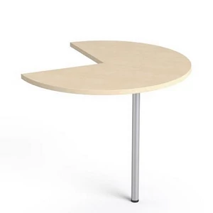 Tárgyalótoldat 270°-os szürke fémlábba O 90cm MAYAH"Freedom SV-44" juhar