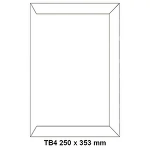 Boríték 1 TB/4 szilikonos 5cm gascofil szálerősített redőstalpas barna IBI18