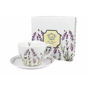 Bögre+alátét 470ml Porcelán, Provence