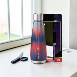 Termosz duplafalú 500 ml rozsdamentes acél MAPED PICNIK Concept Adult" kék-piros nyomat