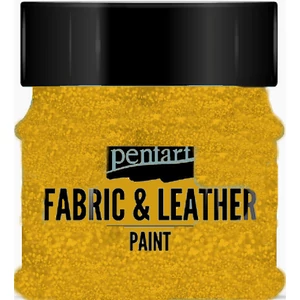 Textil és bőrfesték 50ml Pentart csillogó arany