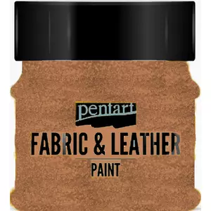 Textil és bőrfesték 50ml Pentart csillogó bronz