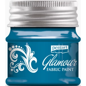Textilfesték glamour 50ml Pentart 50ml kékezüst