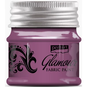 Textilfesték glamour 50ml Pentart 50ml rózsaezüst