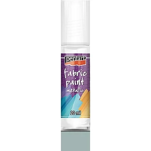 Textilfesték metál 20ml Pentart ezüst