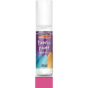 Textilfesték metál 20ml Pentart pink