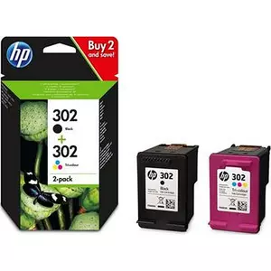 Tintapatron HP 302 multipack DeskJet 2130 nyomtatóhoz fekete+színes, 190+165 oldal