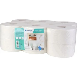 Toalettpapír 2 2 rétegű 19cm átmérő VICTORIA HYGIENE Fine Mini Jumbo fehér