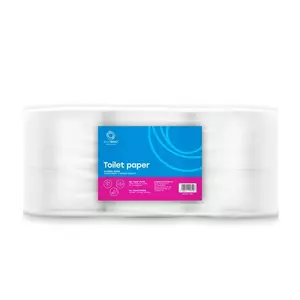Toalettpapír 2 rétegű 100 % cellulóz 180 m/tekercs 12 tekercs/csomag_Bluering®_20C180P hófe
