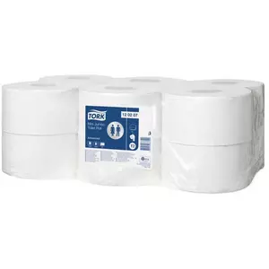 Toalettpapír 2rétegű Tork Mini Jumbo soft fehér átm:19cm