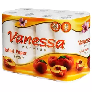 Toalettpapír 3rétegű 24 tekercses Vanessa