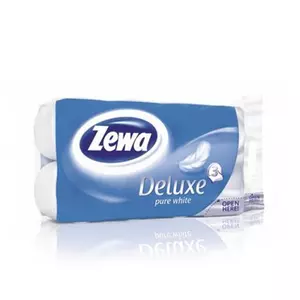 Toalettpapír 3rétegű Zewa 16 tekercses Deluxe fehér 3rétegű