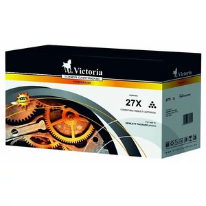 Toner Victoria fekete lézer HP Nr.27X 10K, 10000old.