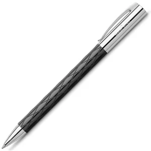 Faber-Castell golyóstoll Ambition rhombus fekete csavar mechanikával 148900