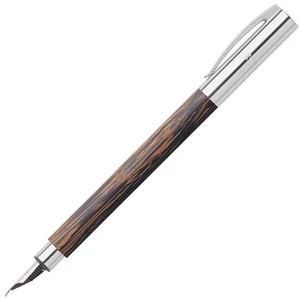 Faber-Castell töltőtoll Ambition -EF- barna kókuszfa test 148172