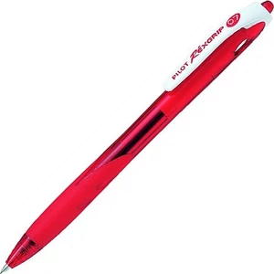 Toll golyós 0,27 Pilot Rexgrip nyomógombos piros Írószerek PILOT BRG-10F-RR-BG