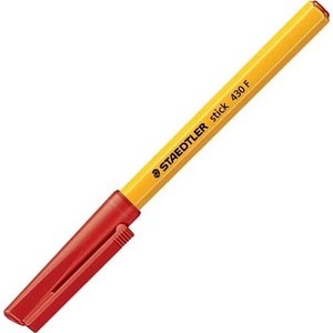 Toll golyós 0,3 Staedtler Stick Document 430F kupakos piros Írószerek STAEDTLER 430 F-2