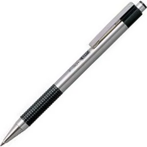 Toll Zebra F-301 0,7mm fekete tolltest/kék színű tinta nyomógombos golyóstoll Tollbetét: F-07