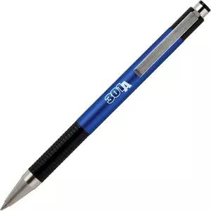 Toll Zebra F-301A 0,7mm kék színű tinta/metál kék tolltest nyomógombos golyóstoll