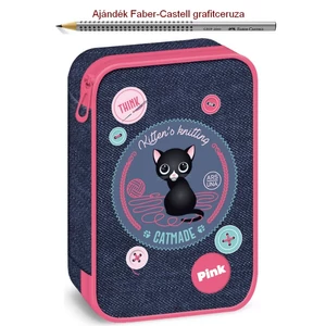 Tolltartó Ars Una többszintes Think Pink - cicás - cicás 18' 54950941 nagyméretű írószertartókkal plu