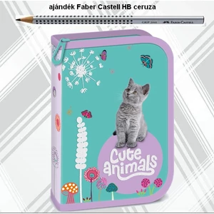 Tolltartó Ars Una töltött 24'' Cute Animals Kitten Prémium Ceruzá 93577752 Minőségi írószerekkel töltött