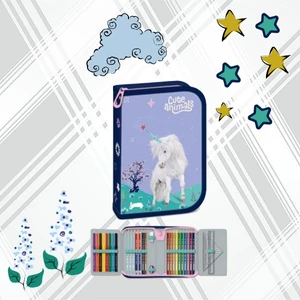 Tolltartó Ars Una töltött tolltartó Cute Animals Unicorn (5448) 25 53574480