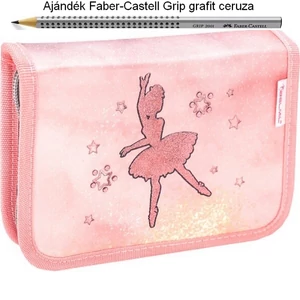 Tolltartó Belmil kihajtható 21 Classy Ballerina Black Pink 335-72 Pencil Case 14x20,5x3,5cm