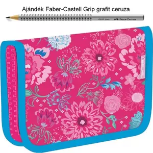 Tolltartó Belmil kihajtható 21 Speedy Pink Flowers Pencil Case