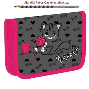 Tolltartó Belmil kihajtható CICA, CAT 335-72 Pencil Case 14x20,5x3,5cm