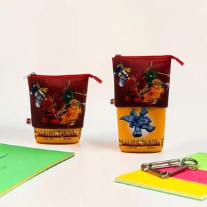 Tolltartó LEGO pop-up Ninjago Dragon Power", piros-sárga-mintá